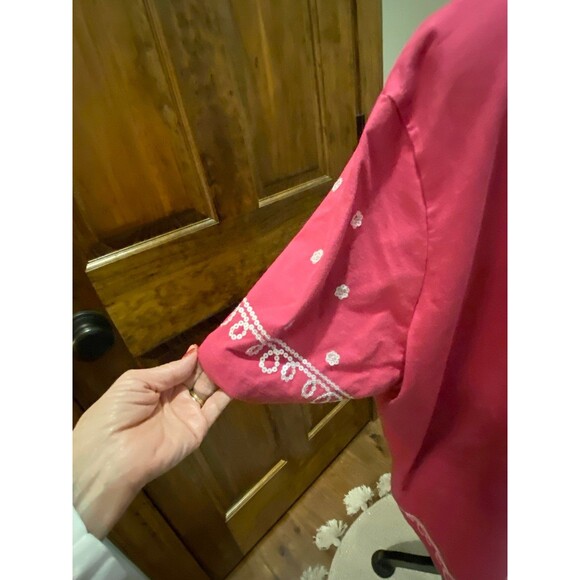 BFA Classic Womens Size 3X Pink Soft T shirt Fabric w/ Sequins Pretty! - Picture 4 of 9